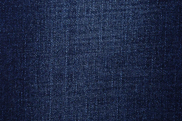 Textuur Van Donkerblauwe Jeans Als Achtergrond Close — Stockfoto