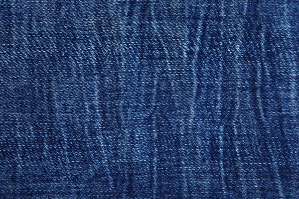 Texture Jeans Blu Scuro Come Sfondo Primo Piano — Foto Stock