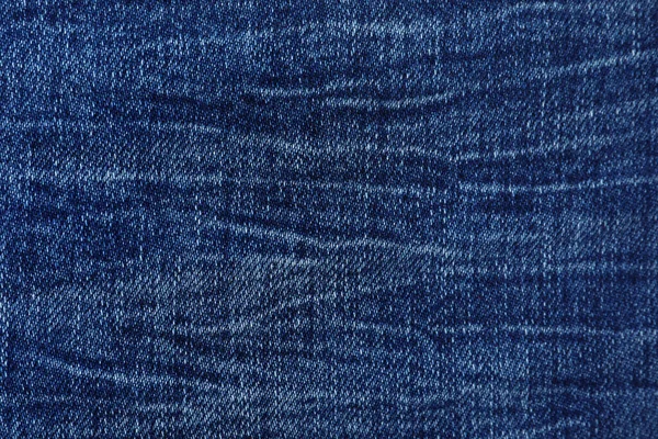 Textuur Van Donkerblauwe Jeans Als Achtergrond Close — Stockfoto