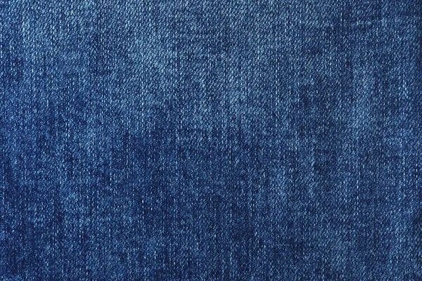 深蓝色牛仔裤的面料为背景 — 图库照片