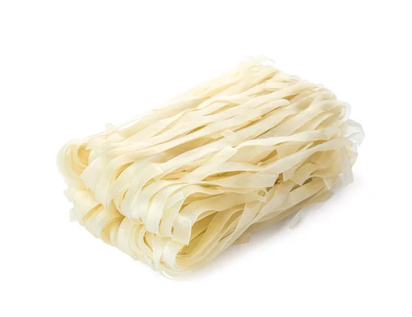 Block Rice Noodles Isolated White — ストック写真