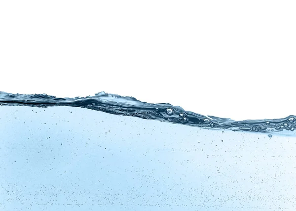 Крупный План Чистой Воды Изолированной Белом — стоковое фото