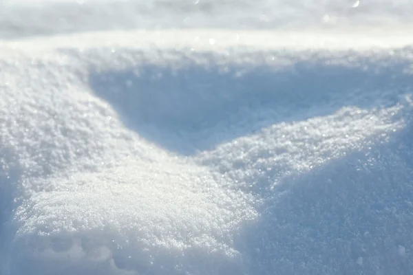 Schöne Schneewehe Als Hintergrund Nahaufnahme Winterwetter — Stockfoto