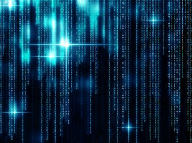 İkili sayı sisteminde yazılmış kodların gösterimi