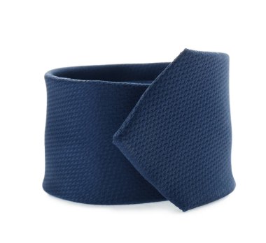 Beyaz üzerine izole edilmiş şık bir kravat. Zarif aksesuar.