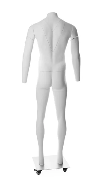 Manequim Sem Cabeça Fantasma Masculino Com Peças Removíveis Isoladas Branco — Fotografia de Stock