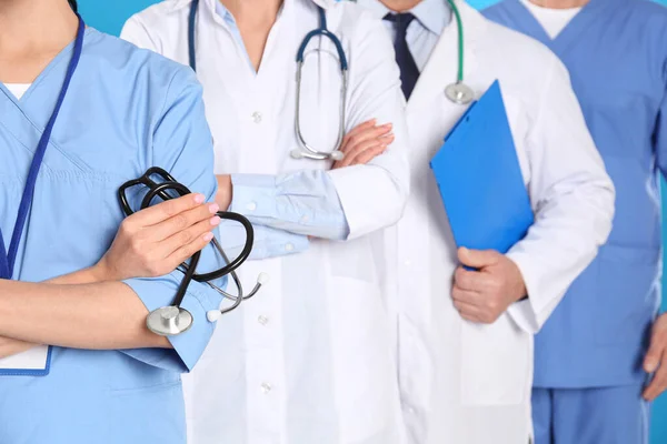 Group Doctors Closeup View Medical Service — Stock Photo, Image