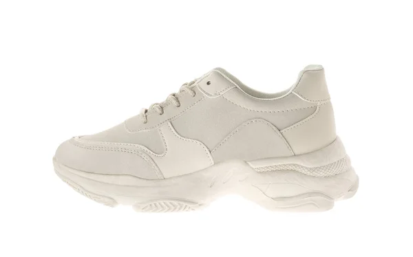Sapato Esportivo Elegante Isolado Branco Calçado Moda — Fotografia de Stock