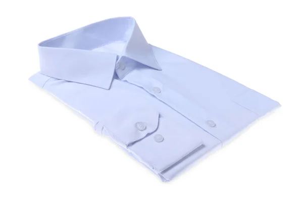 Camisa Elegante Aislada Blanco Servicio Limpieza Seco —  Fotos de Stock