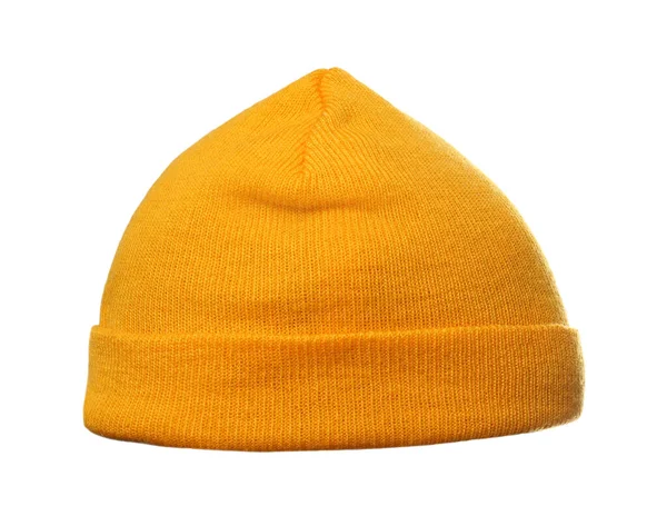 배경에 노란색 니트로 모자를 클로즈업을 있습니다 스포츠 — 스톡 사진