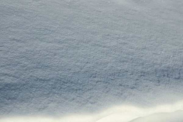 Mooie Sneeuwdrift Als Achtergrond Van Dichtbij Bekeken Winterweer — Stockfoto