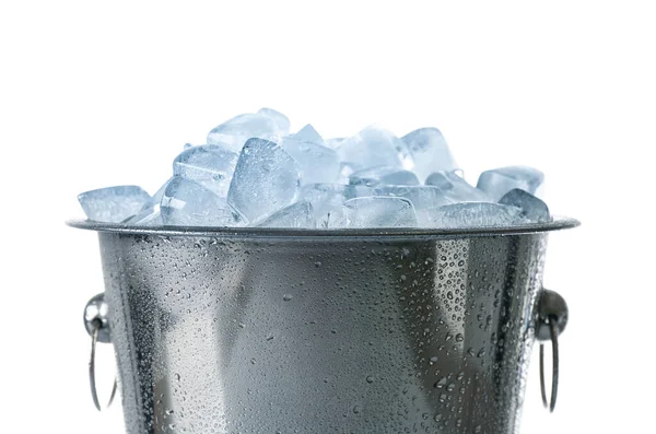 Cubos Hielo Cubo Aislado Blanco — Foto de Stock