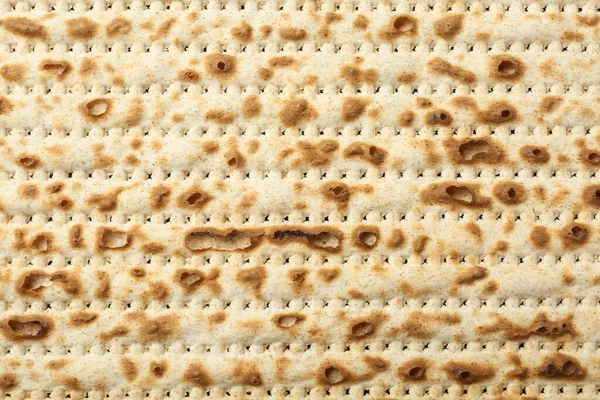 Traditionele Matzo Als Achtergrond Bovenaanzicht Pesach Pascha Viering — Stockfoto