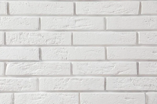 Muro Ladrillo Blanco Como Fondo Diseño Simple — Foto de Stock