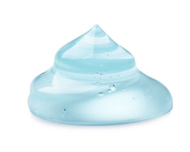 Açık arkaplanda şeffaf kozmetik jel örneği