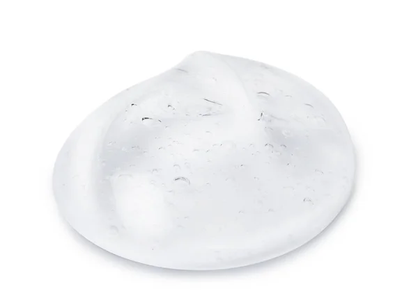 Beyaz Arkaplanda Şeffaf Kozmetik Jel Örneği — Stok fotoğraf