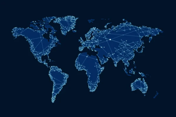 Ilustrace Mapy Světa Koncept Cestovní Kanceláře — Stock fotografie