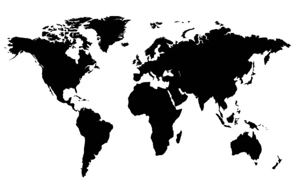 Ilustracja Mapy Świata Koncepcja Biura Podróży — Zdjęcie stockowe