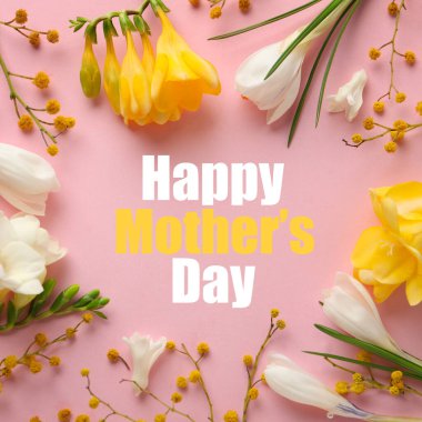 Güzel bahar çiçekleri ve 