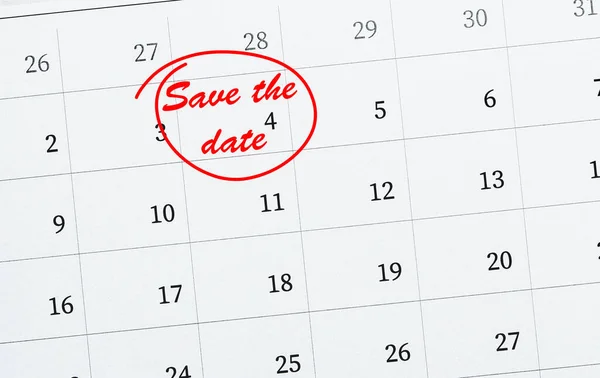 Papírový Kalendář Frází Date Detailní Záběr — Stock fotografie