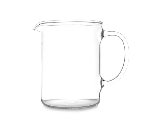 Порожнє Скло Вимірювальної Чашки Ізольовано Білому — стокове фото