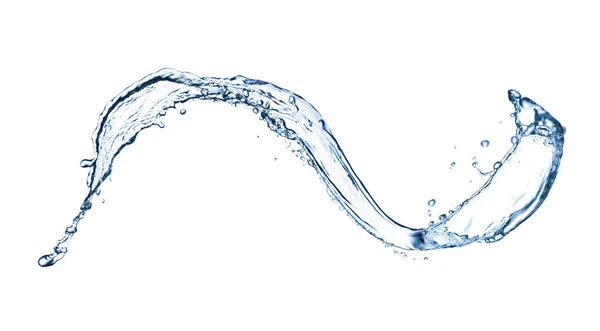 Abstrato Respingo Água Sobre Fundo Branco Design Banner — Fotografia de Stock
