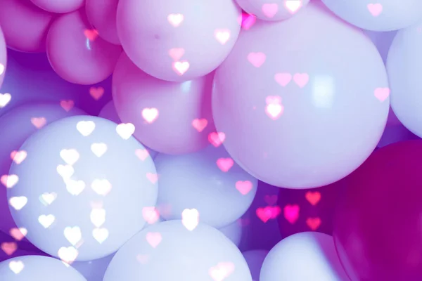 Many Color Balloons Background Party Decor — 스톡 사진