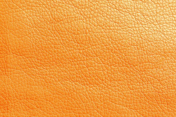 Textura Cuero Naranja Como Fondo Primer Plano —  Fotos de Stock