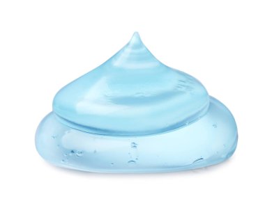 Açık arkaplanda şeffaf kozmetik jel örneği