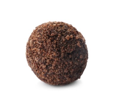 Beyaza izole edilmiş lezzetli çikolata şekeri. Süslü şekerlemeler.