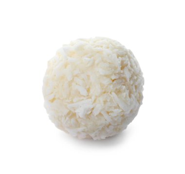 Beyaz hindistan cevizli lezzetli çikolata şekeri.