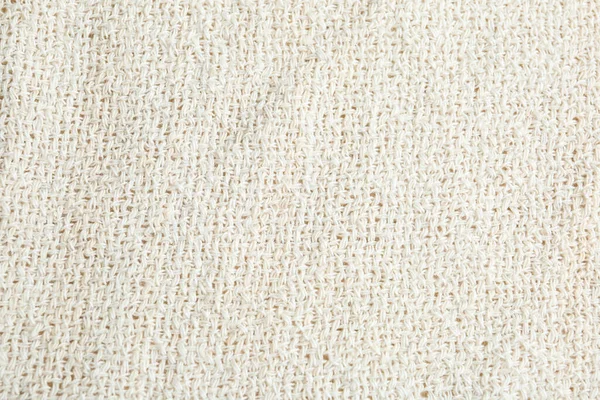 Tekstura Pięknej Lekkiej Tkaniny Jako Tło Zbliżenie — Zdjęcie stockowe
