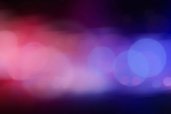 Blurred View Police Cars Street Night — Stock Photo, Image