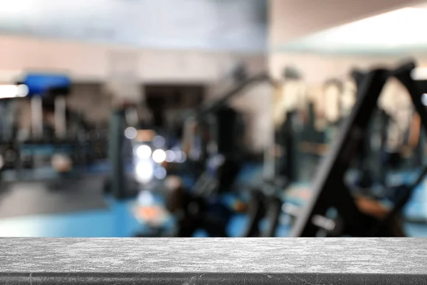 Modern Jimnastik Salonunda Boş Taş Yüzey — Stok fotoğraf