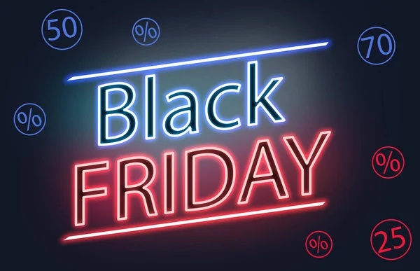 Tekst Black Friday Ikony Zakupów Ciemnym Tle — Zdjęcie stockowe