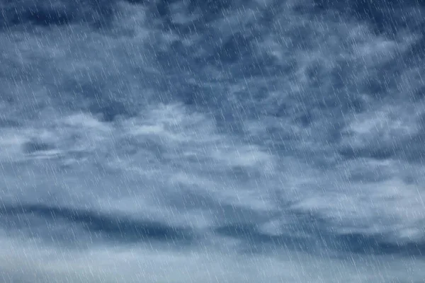 Проливной Дождь Небо Покрытое Облаками Штормовая Погода — стоковое фото