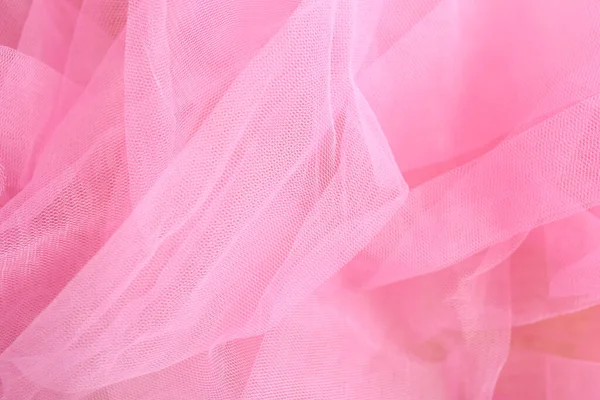 Textura Belo Tecido Rosa Como Fundo Close — Fotografia de Stock