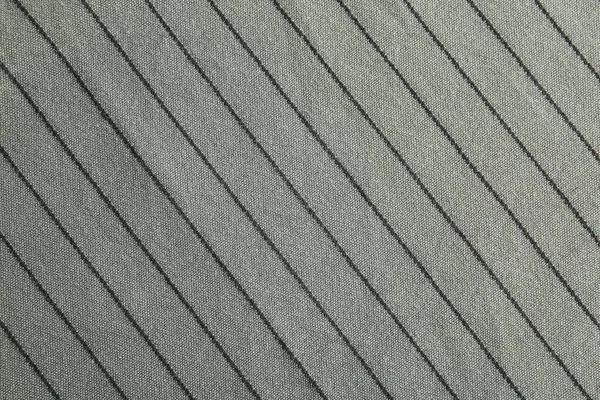 作为背景 特写的灰色条纹织物的结构 — 图库照片
