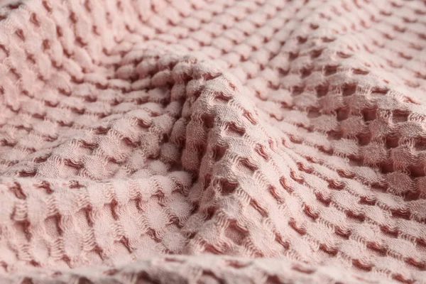 Texture Soft Light Pink Fabric Background Closeup — Stock Photo, Image