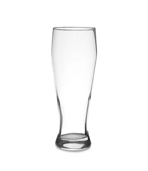 New Clean Empty Glass Isolated White — Stock Photo, Image