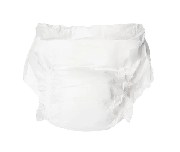 Single Disposable Baby Diaper Isolated White — Stock Photo, Image