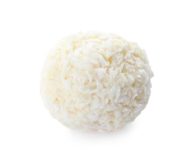 Beyaz hindistan cevizli lezzetli çikolata şekeri.