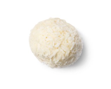 Beyaz hindistan cevizli lezzetli çikolata şekeri.