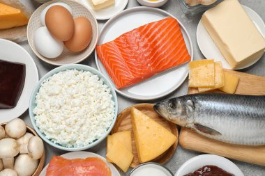 Masada D vitamini açısından zengin taze ürünler var.