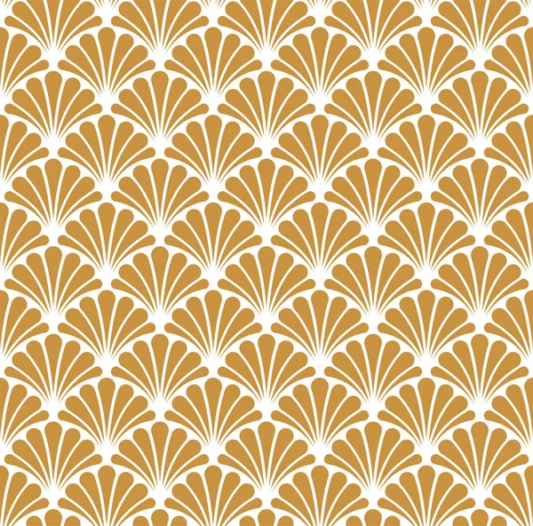 Japon süs vektör arka plan. Art Deco çiçek Seamless modeli. Geometrik dekoratif doku.