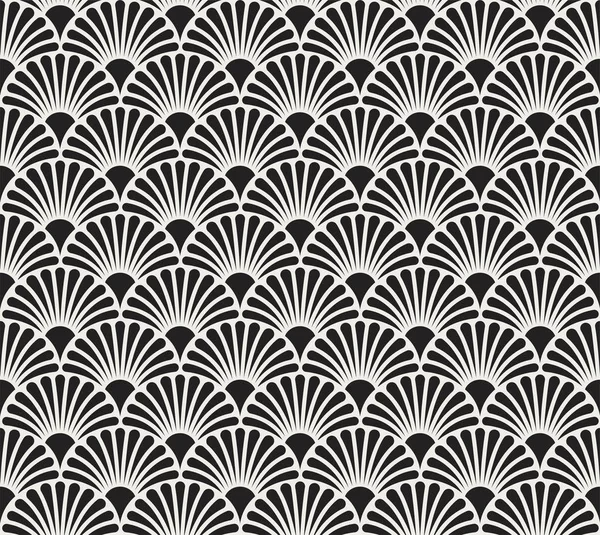 Japon süs vektör arka plan. Art Deco çiçek Seamless modeli. Geometrik dekoratif doku.