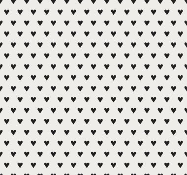 Vektör geometrik kalp arka plan. Soyut şirin seamless modeli.