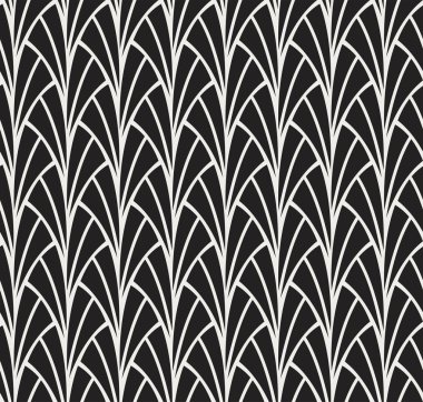 Klasik Art Deco Kusursuz Şablon. Geometrik stil dokusu. Soyut Retro Vektör Dokusu.