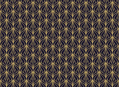 Kusursuz Art Deco Deseni. Klasik geometrik minimalist arka plan. Soyut Lüks Resimler.