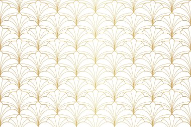 Kusursuz Art Deco Deseni. Klasik geometrik minimalist arka plan. Soyut Lüks Resimler.